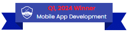 Mobile app development and digital solutions illustration for modern business applications