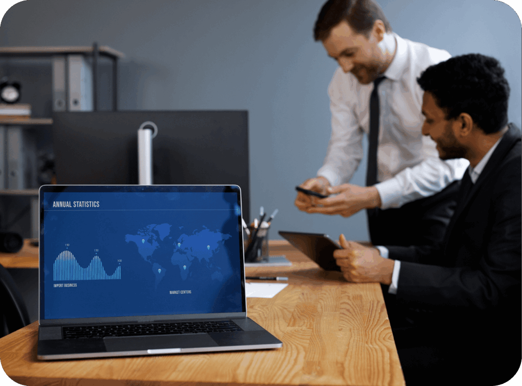 Android app development firm team collaborating on mobile solutions
