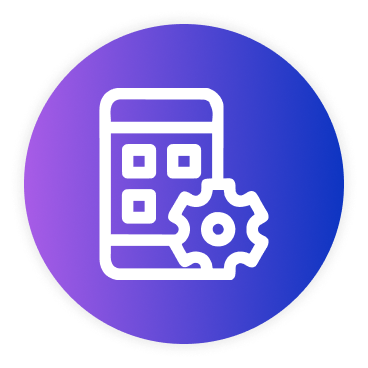 iOS mobile app development icon