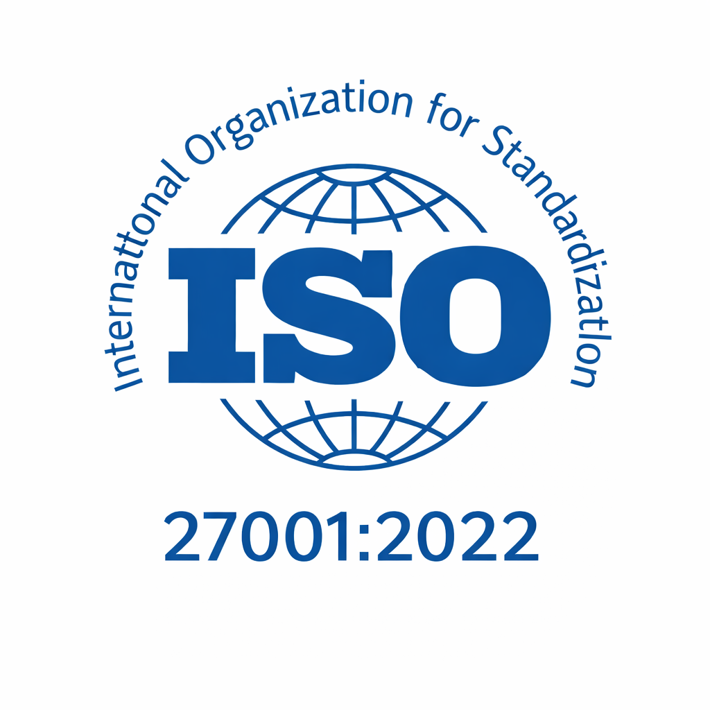 ISO 27001:2022 certified